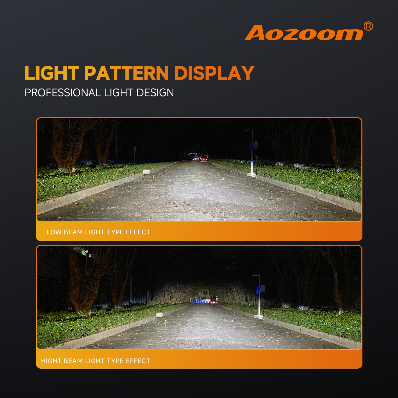 Aozoom Z-200 Pro Series 9006 LED Bulbs, Brightness 16000LM 150W thumbnail 5