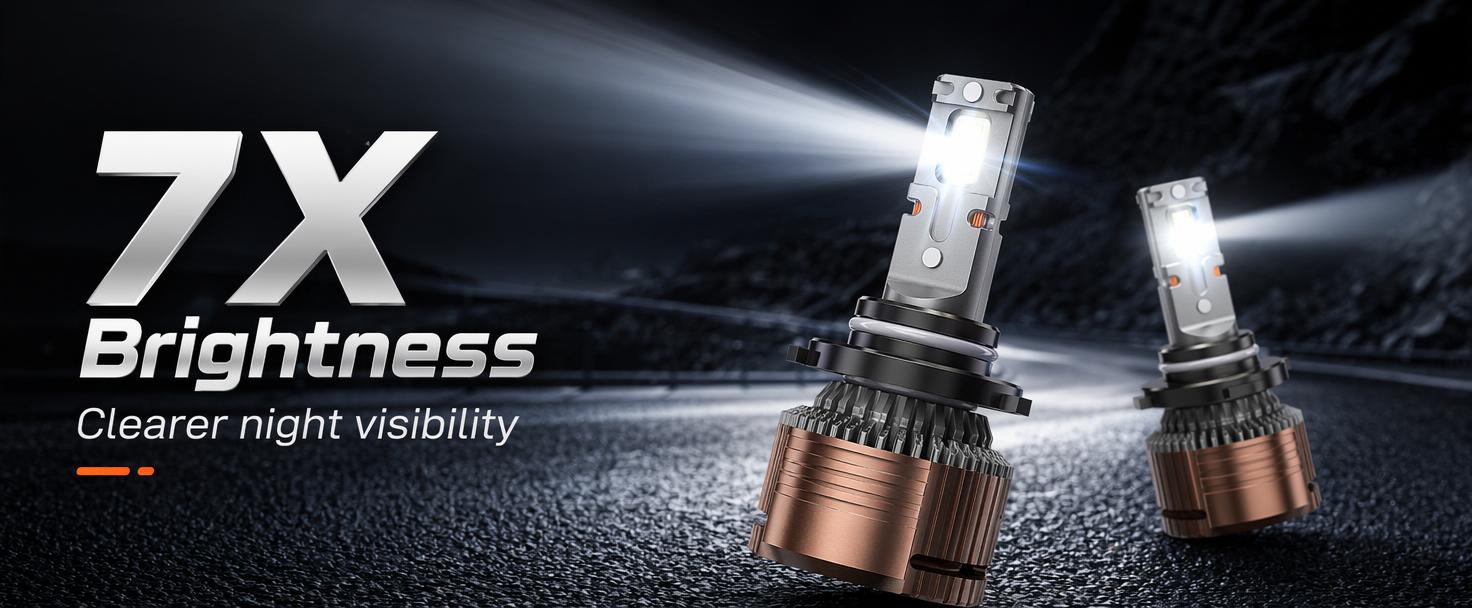 Aozoom Z-200 Series 9006 LED Bulbs, Brightness 13000LM 130W detail 1