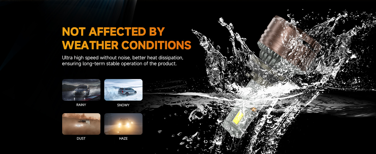 Aozoom Z-200 Series 9006 LED Bulbs, Brightness 13000LM 130W detail 4