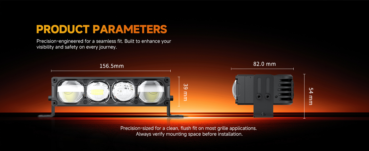 Aozoom Off-Road Series W-7 External Light, White Light detail 10